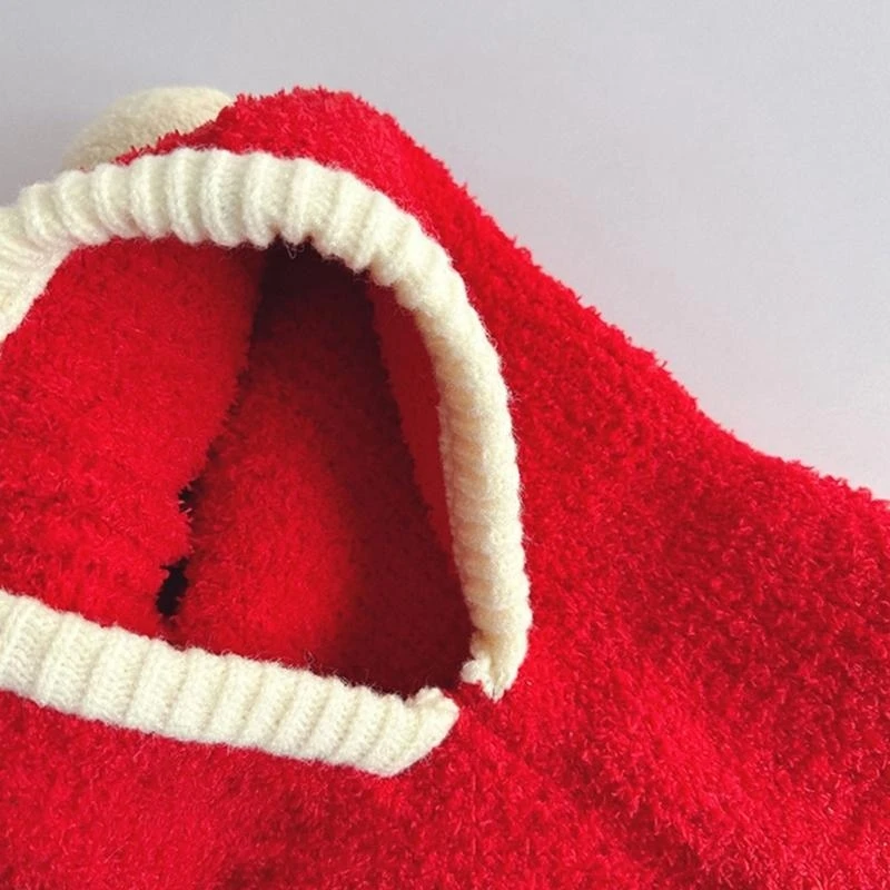 090B Traditional Chinese Baby Hat Scarf Soft Winter Warmth Cap Neckerchief Windproof Bonnet for Boys and Girls