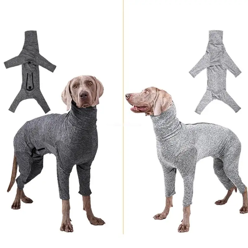 Shedding Control Dog Suit for Indoor Surgery Recovery Dogs OnePiece Jumpsuit Anxiety Calming Shirt for Male Female Dogs