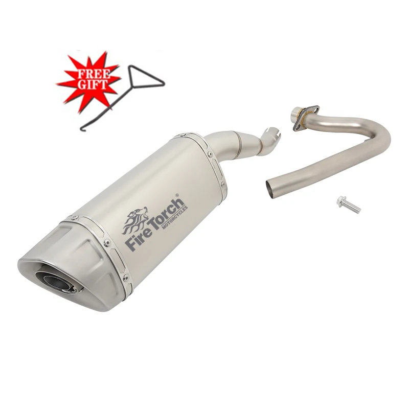 Slip Op Voor Italjet Dragster 200 125 Motorfiets Uitlaat Front Link Pijp Uitlaat Motocross Espace Voor Italjet Dragster 200 125