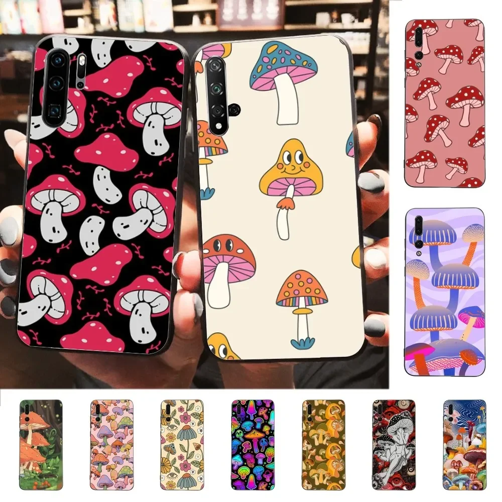 

Mushroom Cute Phone Case For Huawei P 8 9 10 20 30 40 50 Pro Lite Psmart Honor 10 lite 70 Mate 20lite