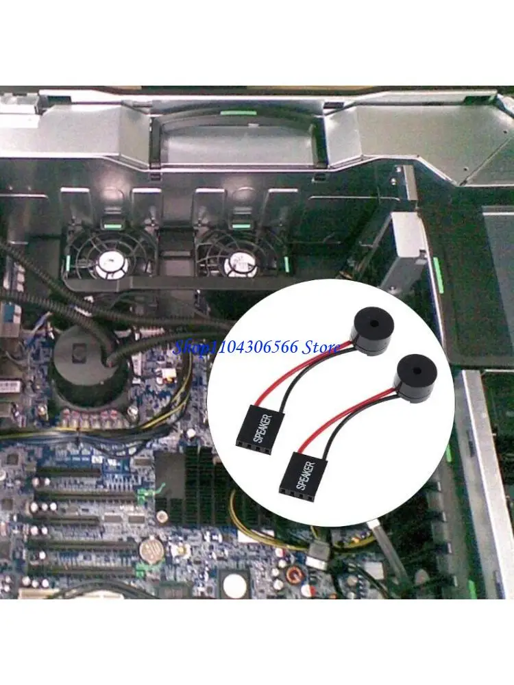 02DD Discreets Motherboard Speaker Mini Buzzer for Simple Beeping Alerts and Startup Indications Mini Plugs Beeps Alarm
