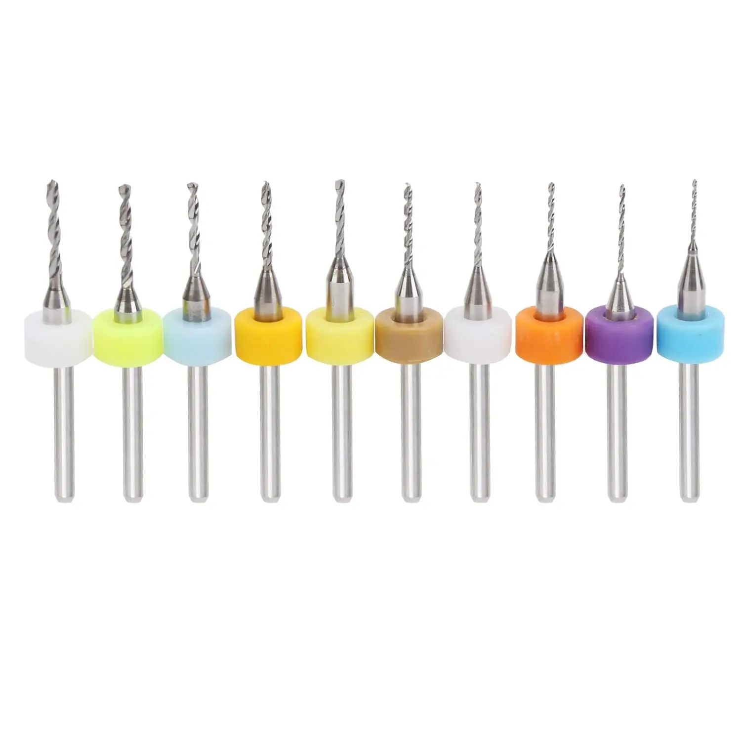 0.1-3.0mm 10pcs PCB Drill Bit Set Carbide Micro Drill Bit Set Rough Stone Circuit Board Jewelry Engraving