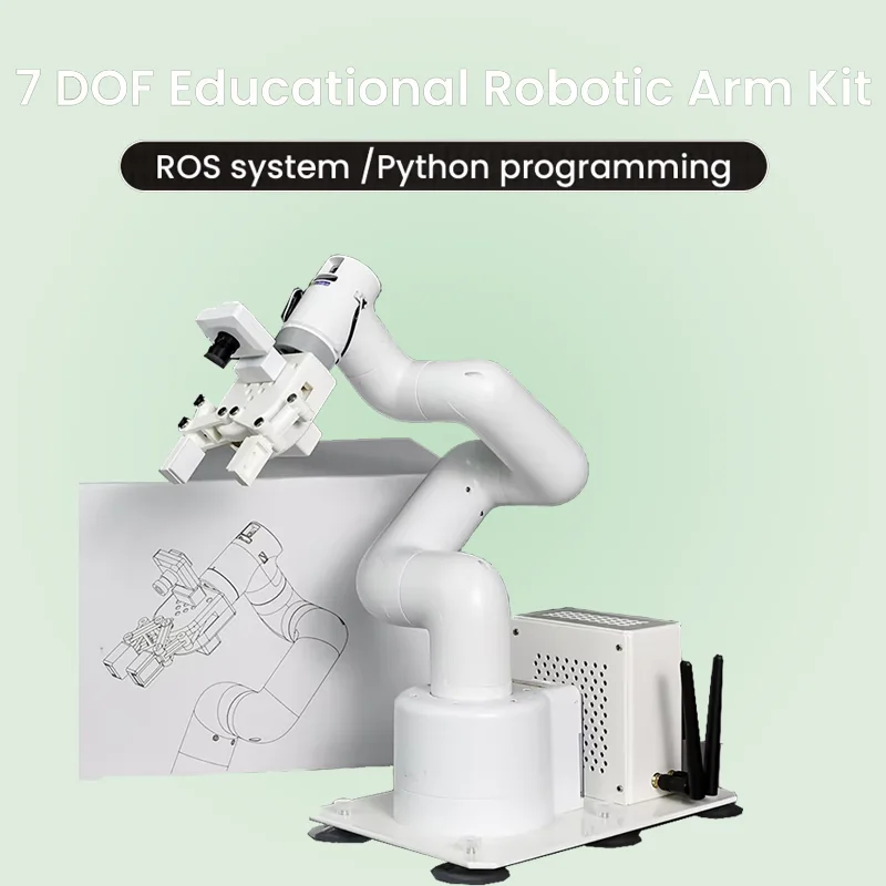 Yahboom JetCobot 7 DOF Collaborative Robotic Arm ROS AI Visual Recognition Support Jetson NANO/ORIN NANO/ORIN NX Board Control