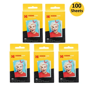 Genuine KODAK photo paper 2&quot; x 3&quot; Premium Zink Compatible with Kodak Smile/Step/PRINTOMATIC 20-100 sheets