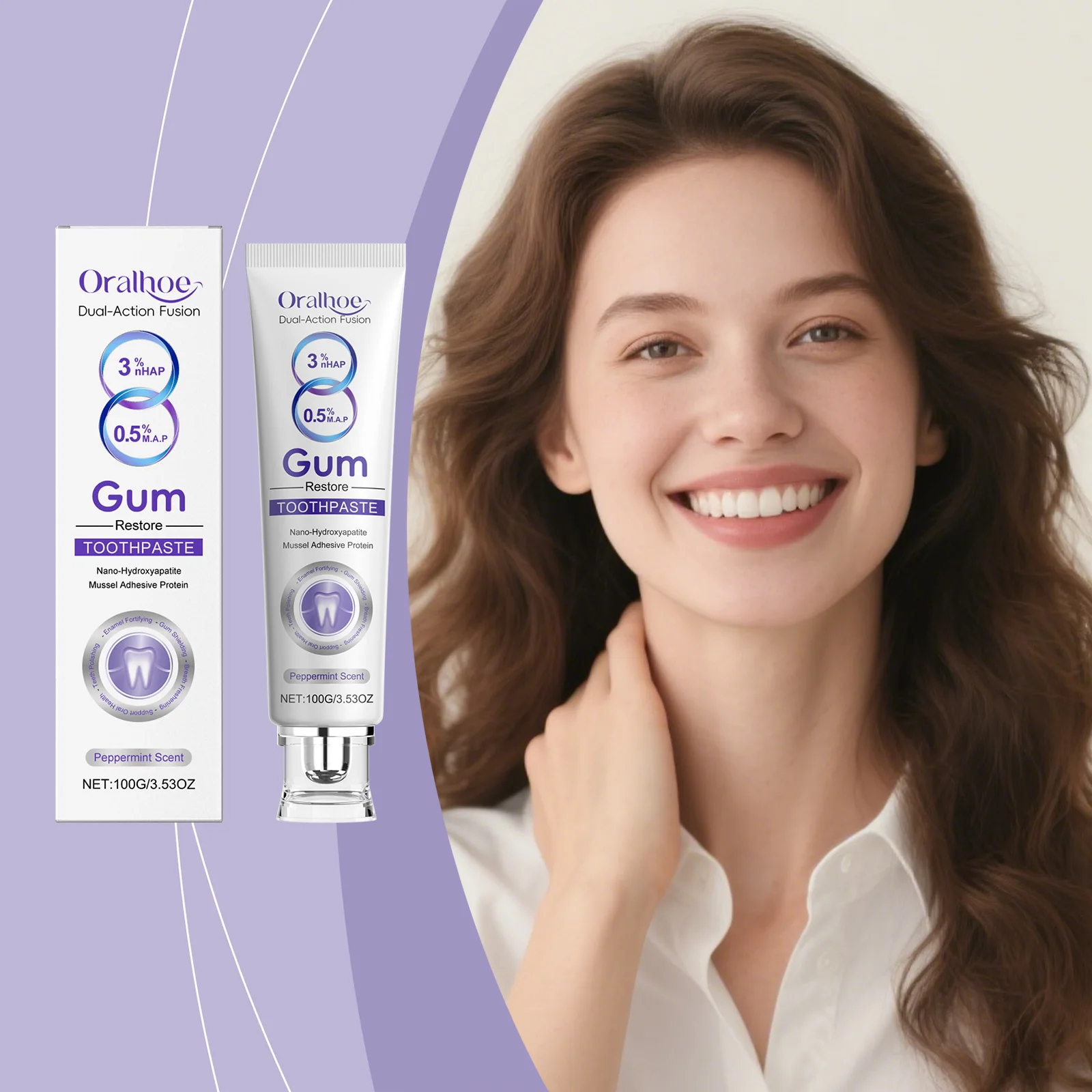 

Care Toothpaste for Teeth Health – Gentle Cleaning, Reduces Stains/Tartar/Yellowing, Freshens Breath, Aids Overall Oral Care