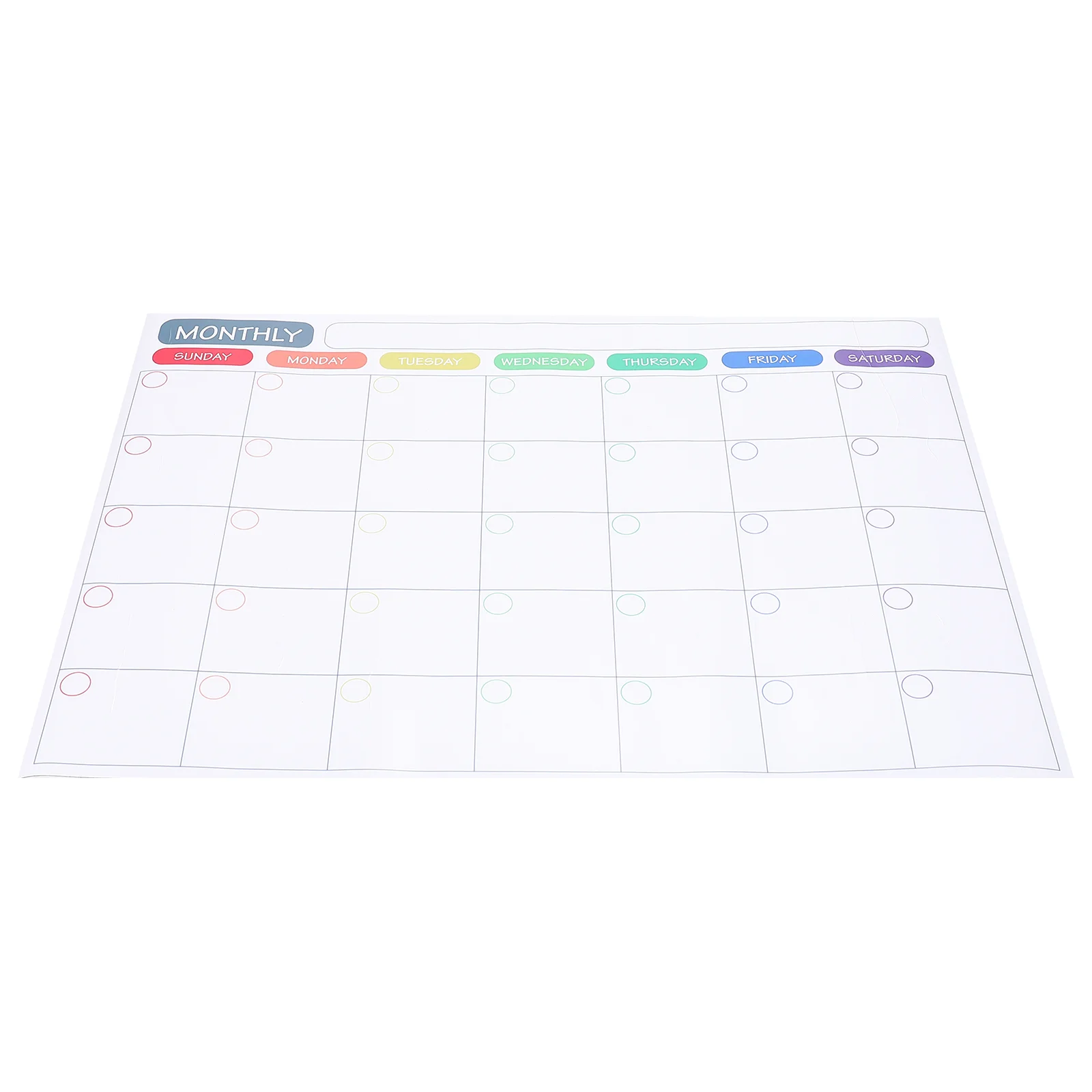 Schedules Magnetic Calendar Planner Whiteboard Dry Erase Fridge for Calendars Refrigerator