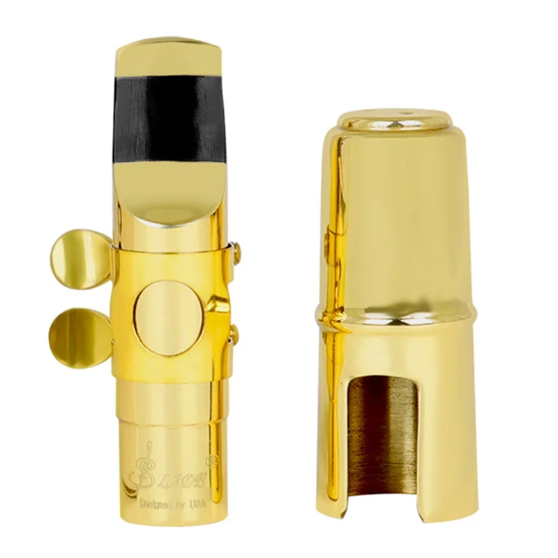 

SLADE Brass Saxophone Mouthpiece Protective Headjoint Sax Woodwinds Instruments Parts