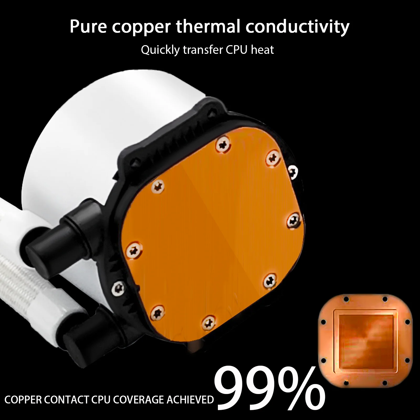 MANMU Water-cooled CPU Cooler Computer RGB ARGB Water-cooled Cooler CPU Heatsink Fan Cooler for INTEL/AMD