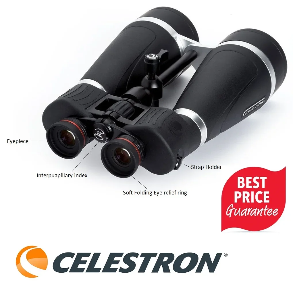 Imagem -02 - Celestron-skymaster Astronomia ao ar Livre Binocular Bak4 Xlt Multi-revestimento Ip7 Impermeável para Astronomia Terrestre 20x80 Pro