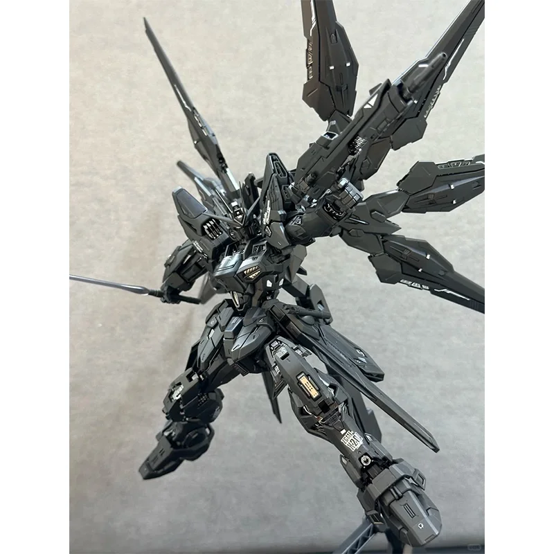 Em estoque pixin strike liberdade mg 1/100 mgex figura de ação montagem modelo kit meia-noite revestimento modelo mecha brinquedos crianças presente