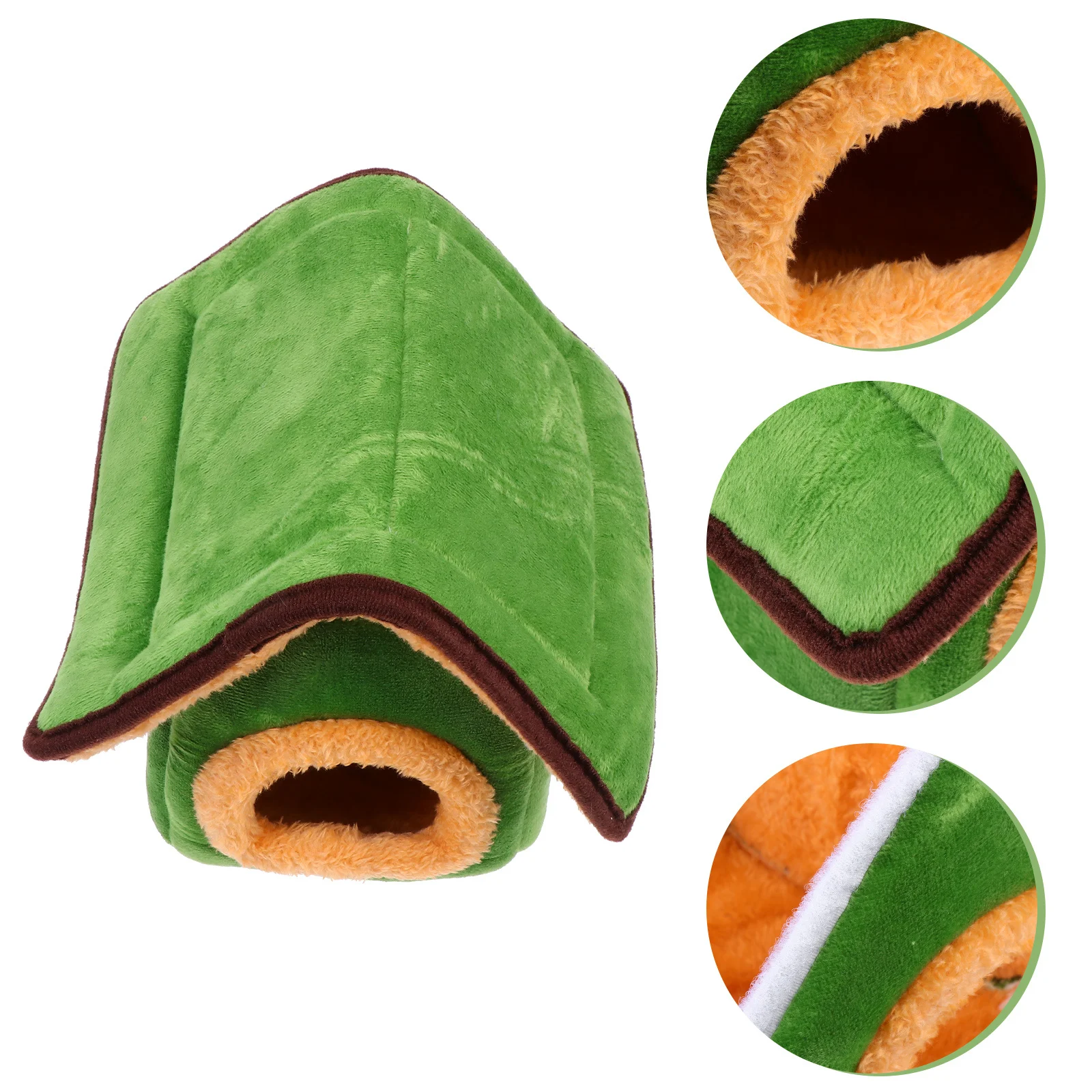 

1Pcs Christmas Pet Nest Warm Small Animal House Winter Hamster Hideout Washable Safe Comfortable Sleeping Bed Christmas Pet Nest