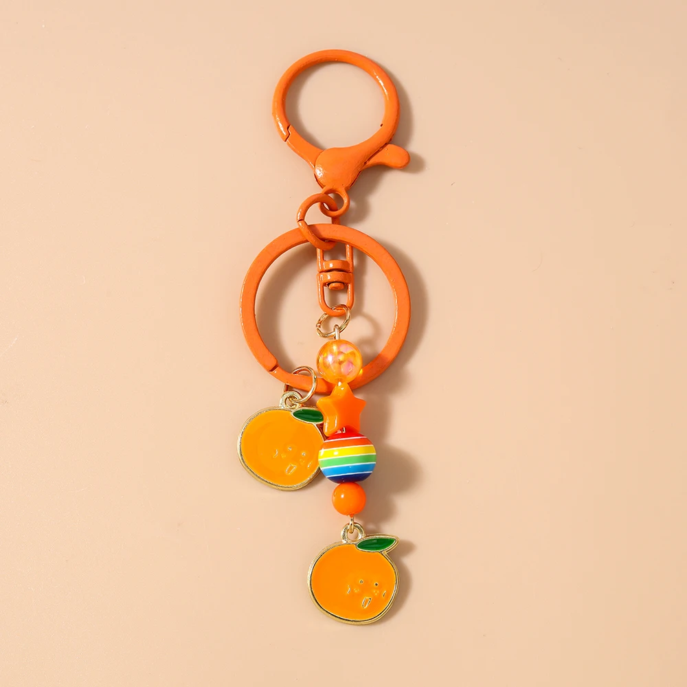 Aihua Schöne Schlüsselanhänger mit Früchten und Tieren für Frauen und Mädchen, niedlicher Schlüsselanhänger mit Hund, Katze, Schmetterling, Handtaschenanhänger, Schmuck, Geschenke – Detail 8