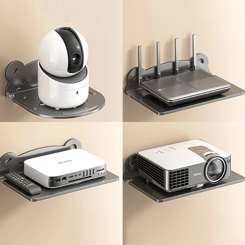 Support de budgétaire mural sans poinçon, support d'invite en métal durable, support de surveillance intérieur et extérieur, cortors