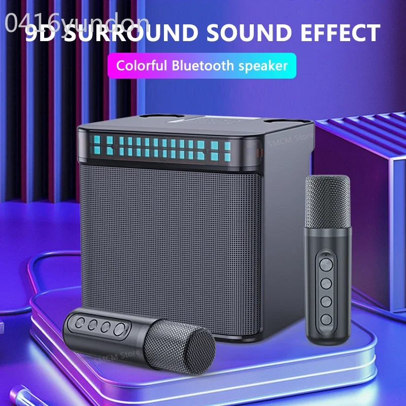 YS-223 100W Peak Power Portable Bluetooth Speaker Family Karaoke All-in-one Machine With Wireles Dual-mic High-end Home Theater