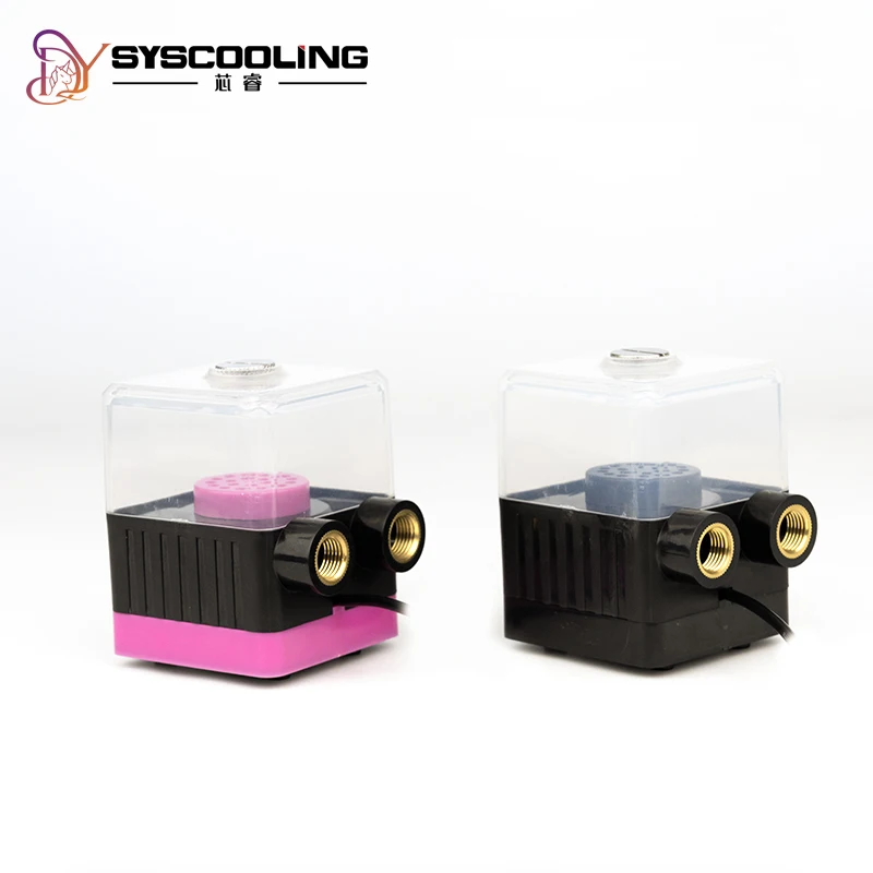 

Водонепроницаемый насос Syscooling SC-400T, бесшумный, 12В/24В постоянного тока, для систем жидкостного охлаждения компьютеров, резьба G1/4