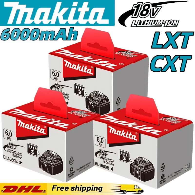 

Premium Makita 18V Battery 6Ah, Batterie Makita 18V Original, ️High Performance Battery for Drills, Saws, Grinders