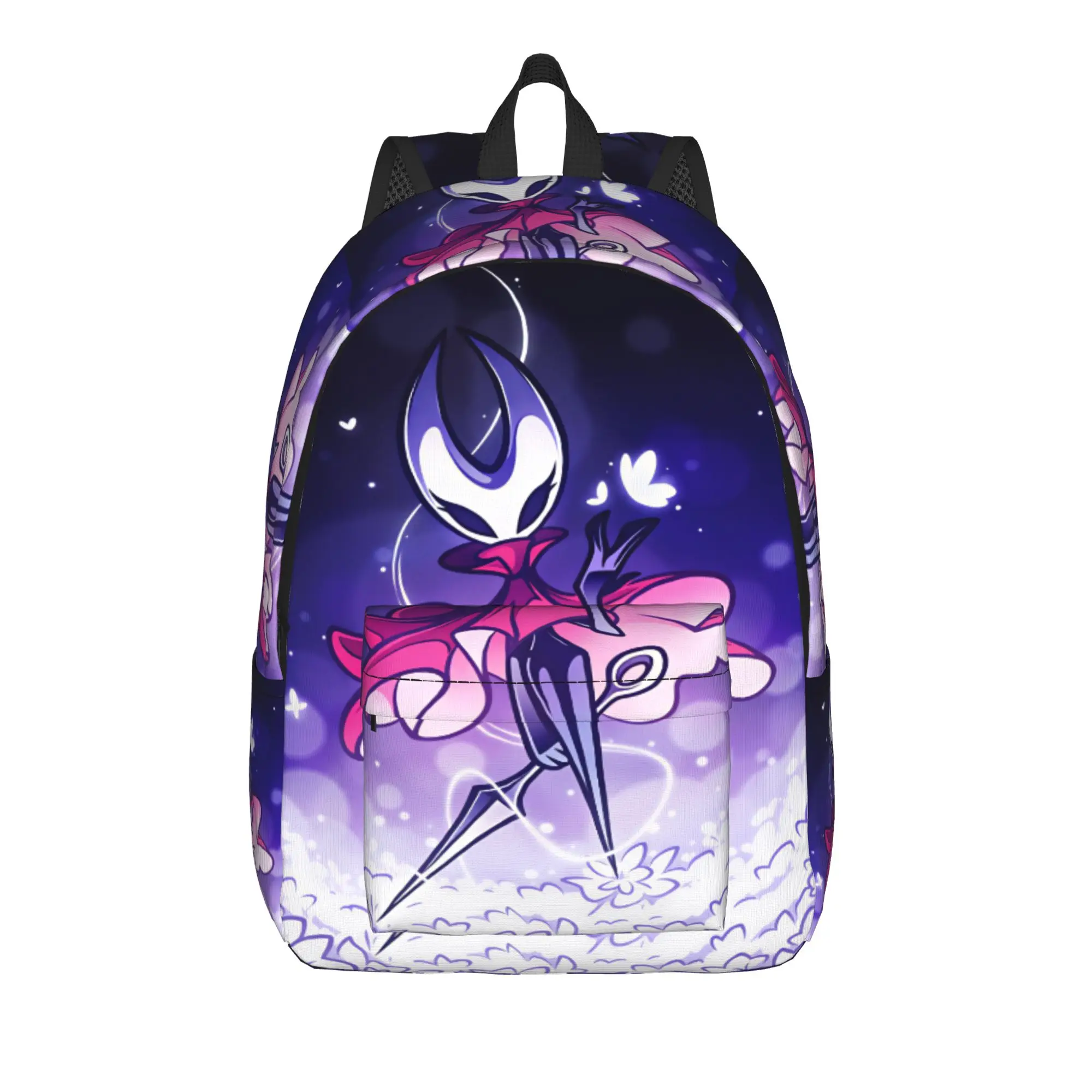 Hollow Knight Backpack  Men Polyester Trekking Backpacks Large Cute School Bags Rucksack
