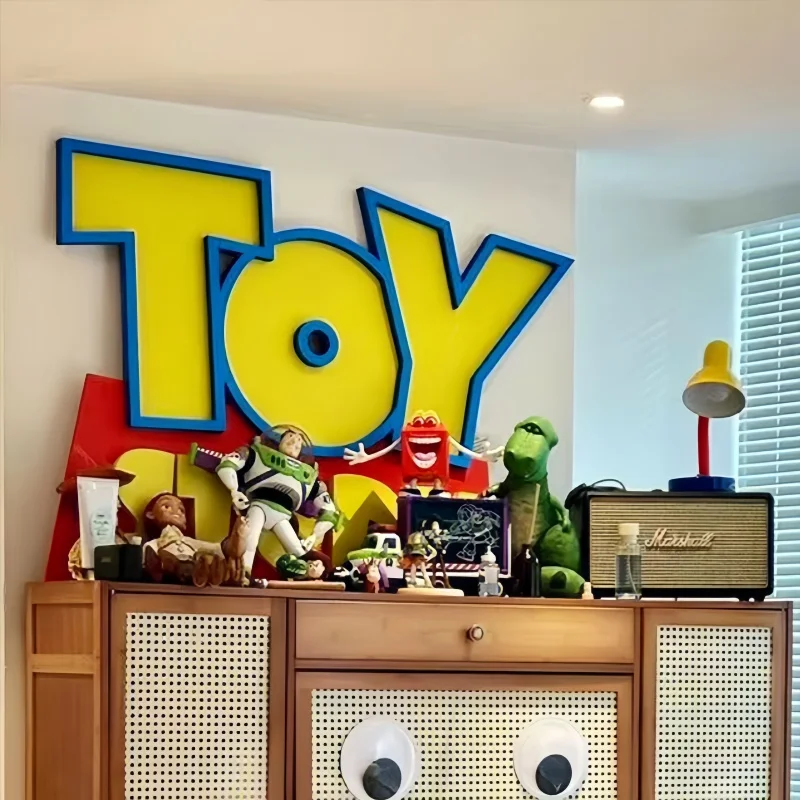 

Kawaii Disney Pixar Toy Story Action Figure Toys Anime Toy Story Sign Room Decoration Ornaments Collection Model Kids Gifts Toys