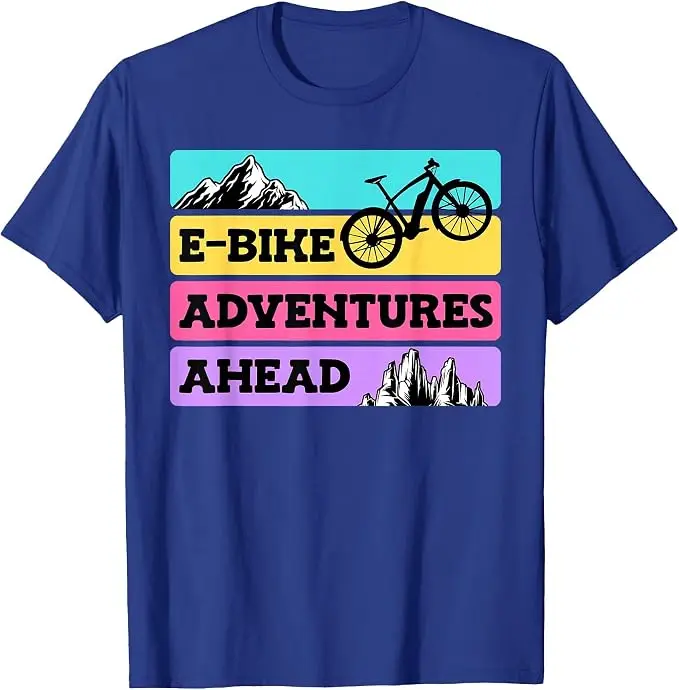 EBike-Fahrer: E-Bike-Abenteuer liegen vor Ihnen – Lustiges E-Bike-T-Shirt, Y2K Mountainbike-Fahrliebhaber-Grafik, Outdoor-Kleidung mit Spruch-T-Shirt – Detail 10