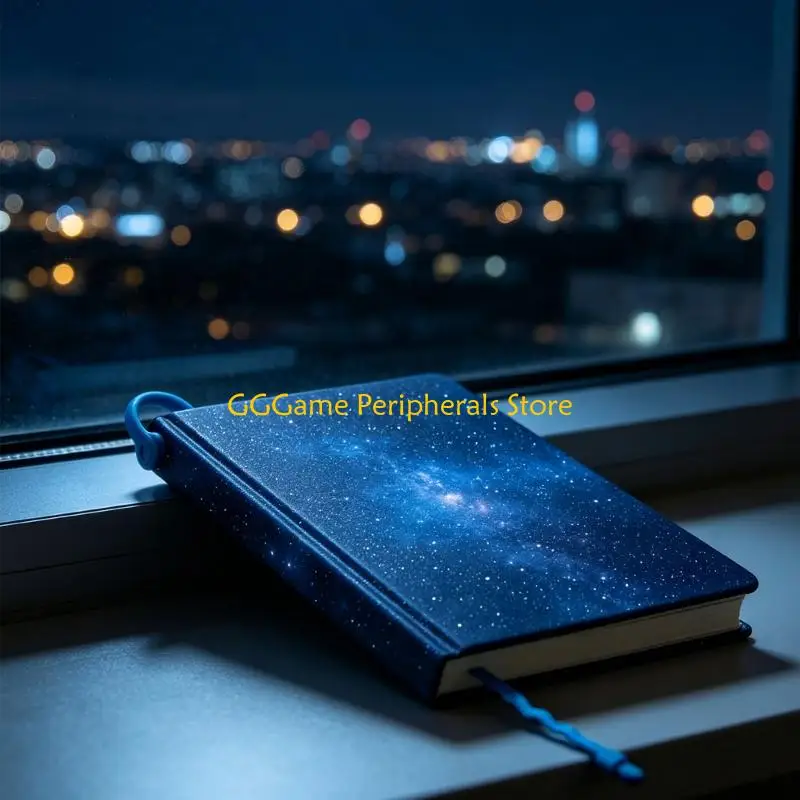 U55B 3D Headphone Page Marker with Over-Page Hook and Long Coiled Cord, Music-Themed Book Mark for Marking Your Reading Place