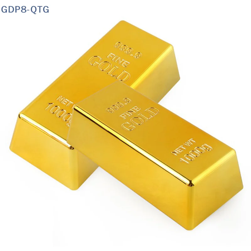 حار بيع وهمية الذهب بار البلاستيك الذهبي ثقالة الورق ديكور المنزل السبائك بار محاكاة