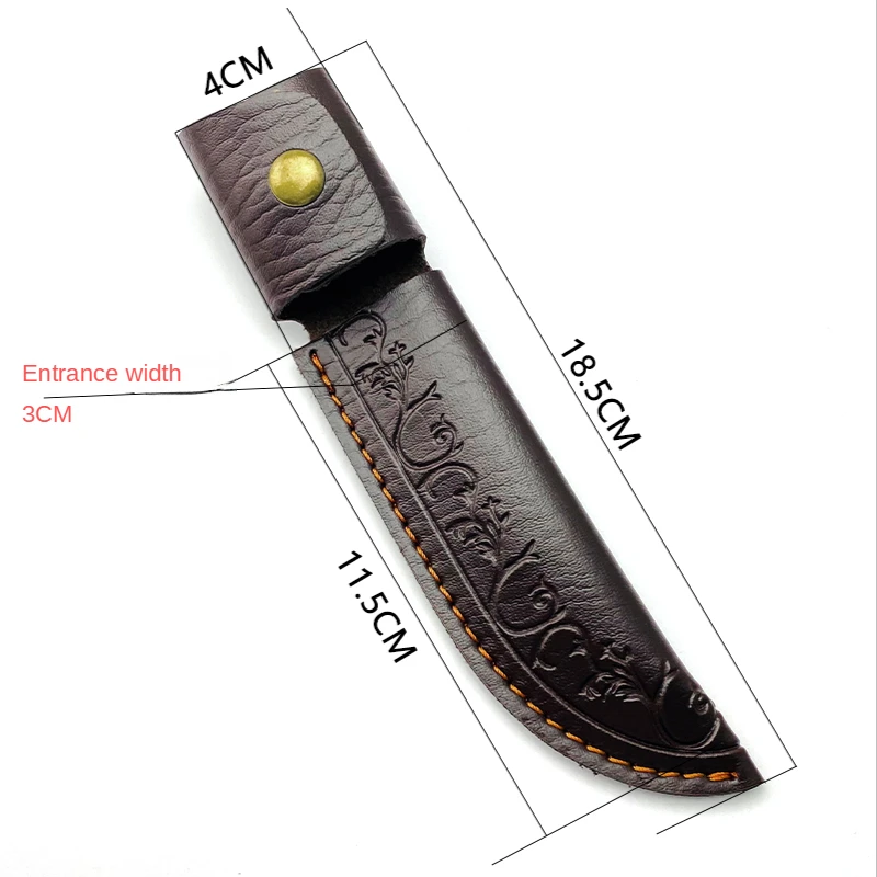 Straight Knife Set Outdoor Knife Customized Storage Sheath