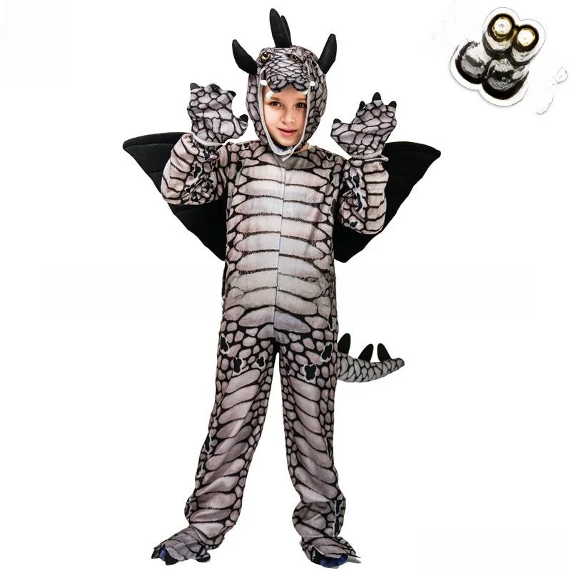 

Детский комбинезон T-Rex на Хэллоуин, костюм для ролевых игр, наряд динозавра, детский универсальный костюм для праздничных мероприятий