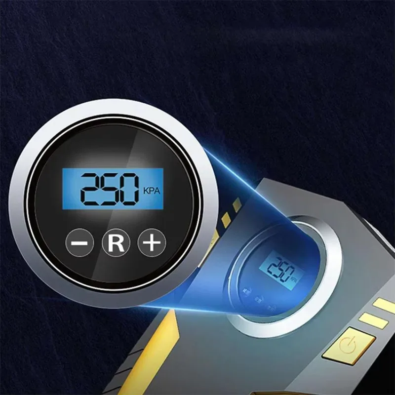 جديد حار بيع الوافدين اكسسوارات السيارات 12 فولت المحمولة الرقمية سيارة منفاخ لإطارات السيارة ضاغط الهواء للسيارات ضاغط الهواء المحمول