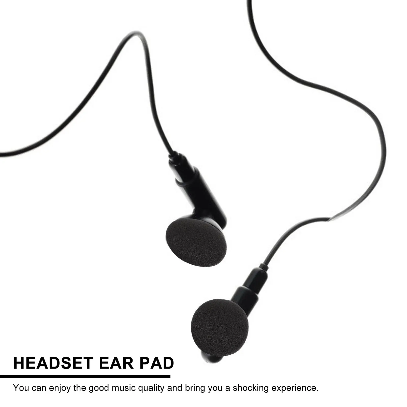 

20Pcs Earphone Earpads Soft Memory Replacement Cushions Comfortable Durable Headset Ear Cushions Sound Isolation