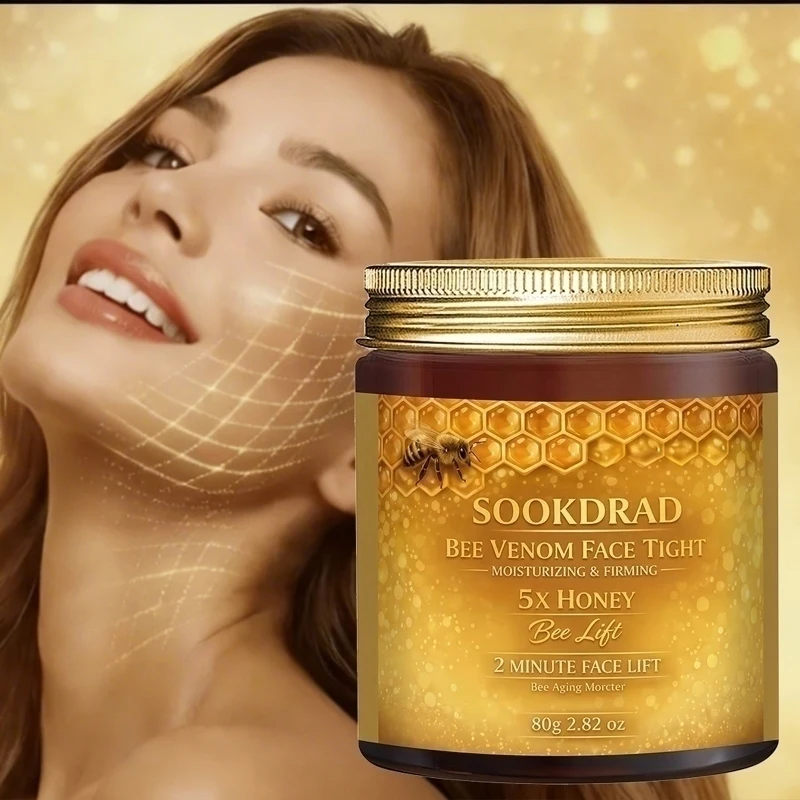 Bee Venom Face Tight Cream,5x Honey,Moisturizing Firming,80g,Daily Care for All Skin