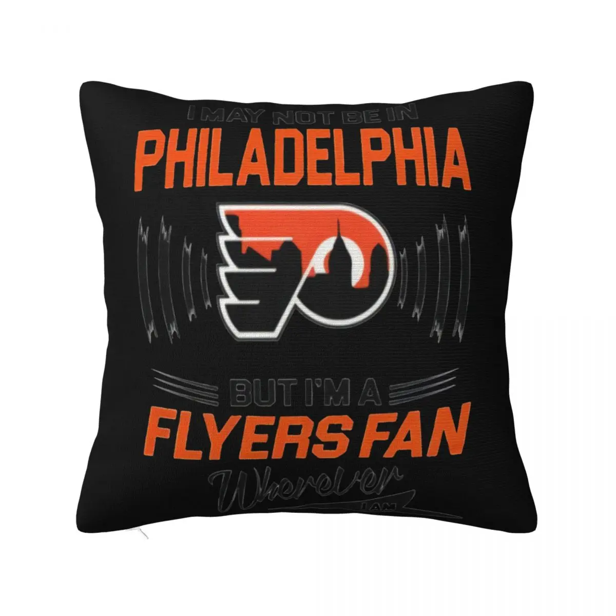 I May Not Be In Philadelphia But I Am A Flyer Fan Wherever I Am A Uni Hip Hop Pillow Case