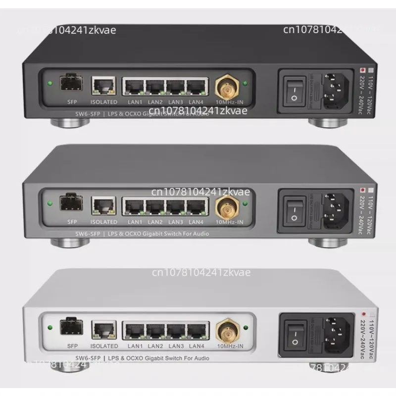Fully Linear DC Powered OCXO Constant Temperature Crystal Oscillator SW6-SFP Audio HIFI Switch