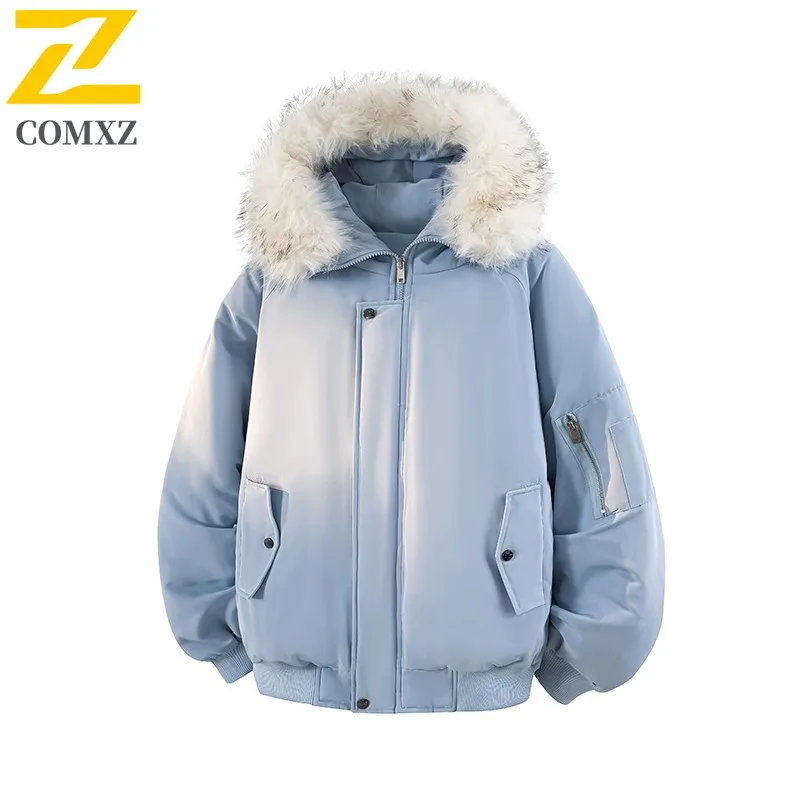 

Куртка с тройной защитой, парка, хлопковое пальто, зимнее пальто с воротником из искусственного меха, утепленная теплая ветрозащитная водонепроницаемая верхняя одежда с капюшоном большого размера