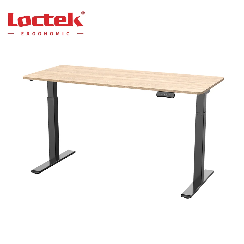 Loctek-Elétrica Altura Ajustável Permanente PC Desk, 2-Motor, ET268