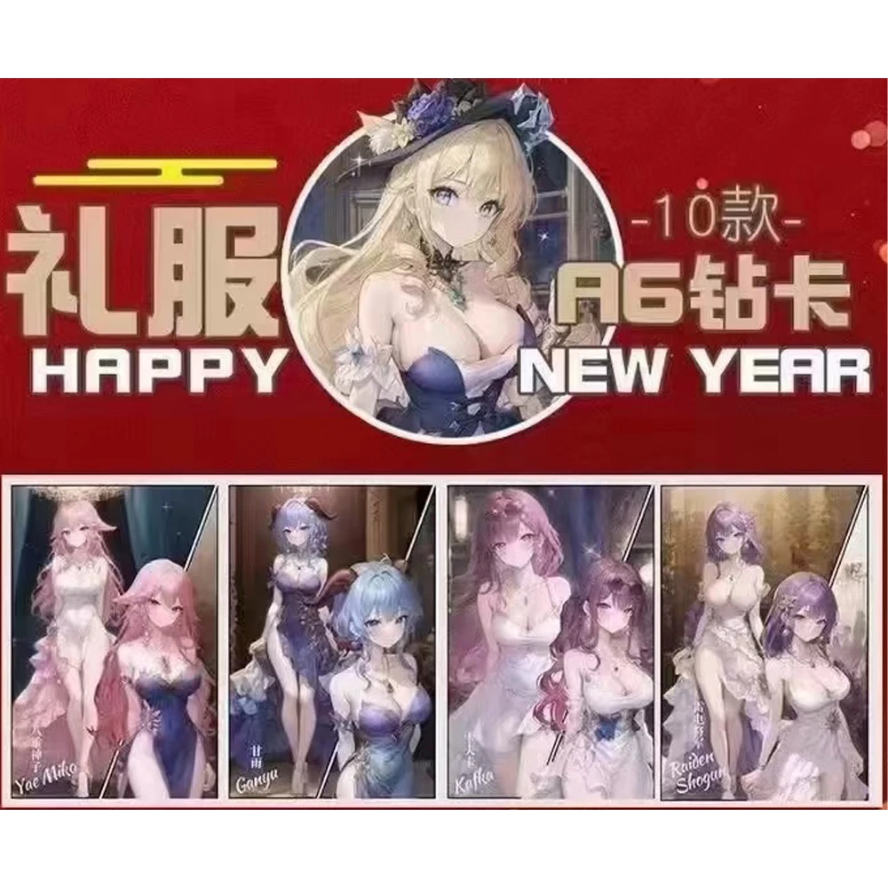 New Goddess Story Cards Floral Diary Series Booster Box Tcg Anime Cute Girl Bikini Game Card Child Table Toys For Gift