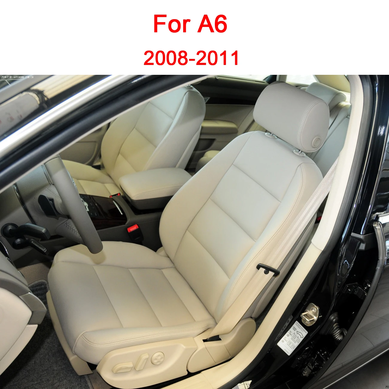 1PCS Car Seat Covers New Upgraded Ultra-thin Ventilate Seat Cover For Audi A6 2008 2009 2010 2011 A6L Car Seat Protective Cover