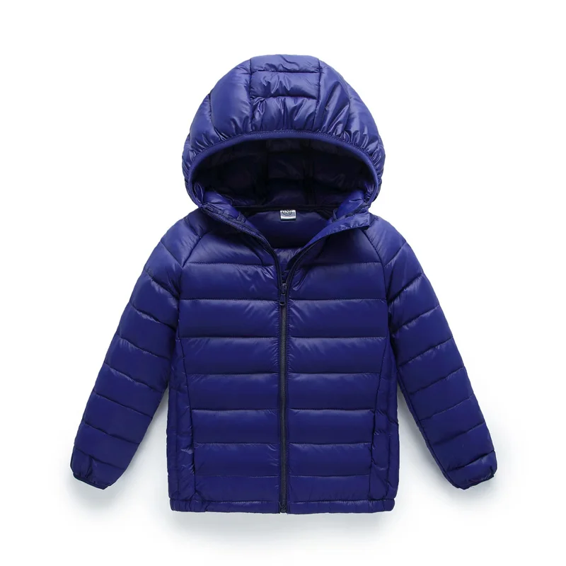 Boys Down and cotton Jacket Windbreak Outerwear 2024 Light Winter Autumn Warm Cotton Christmas Gift Children's Clothing