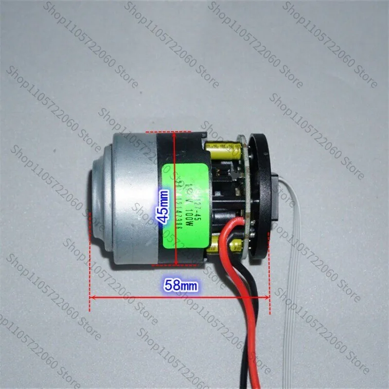 Disassembled Parts 12V Three Speed Brushless Motor 45mm High-speed Turbo Ventilator 11.1V100W Vacuum Cleaner Brushless Turbo
