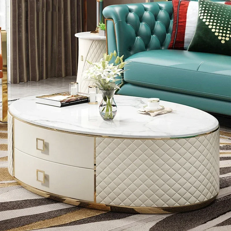 new designs living room furniture sets modern wood table set with drawer marble luxury coffee tables