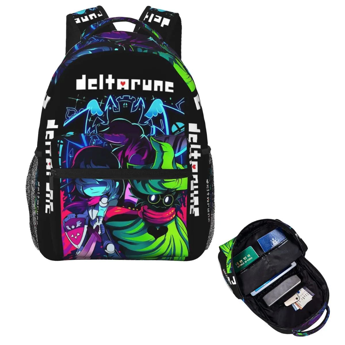

Deltarune Student Backpack School Bag Hiking Travel Daypack for Men Women Fashion Bookbag Shoulder Bags