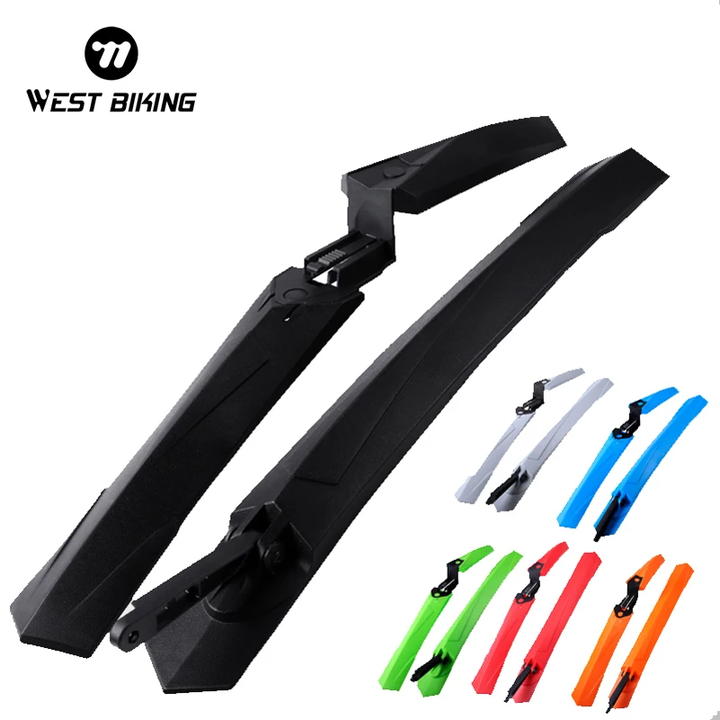 WEST BIKING Bike Fenders Mudguard Quick Install Road Mountain Bicycle Cycling Tire Front/Rear Mudguards Fenders Set Splashboard