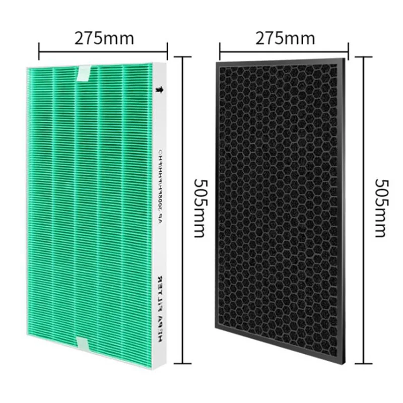 Air purifier filter element Fit for Coway AP-3008FH Replacement filter HEPA and Activated Carbon Filter