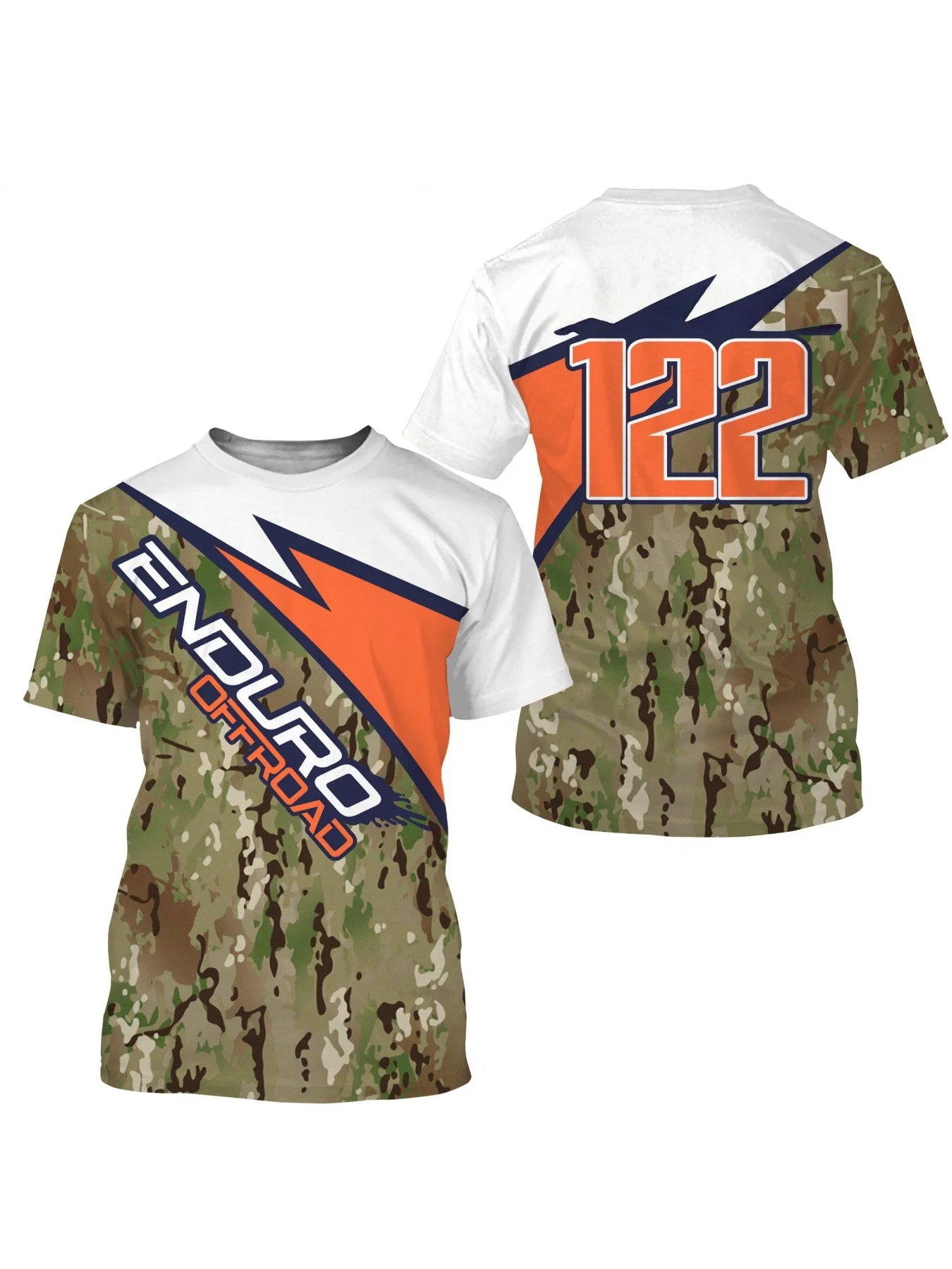 

Camouflage off-road rider, personalized and fashionable off-road motorcycle shirt, motorcycle racing suit riding equipment