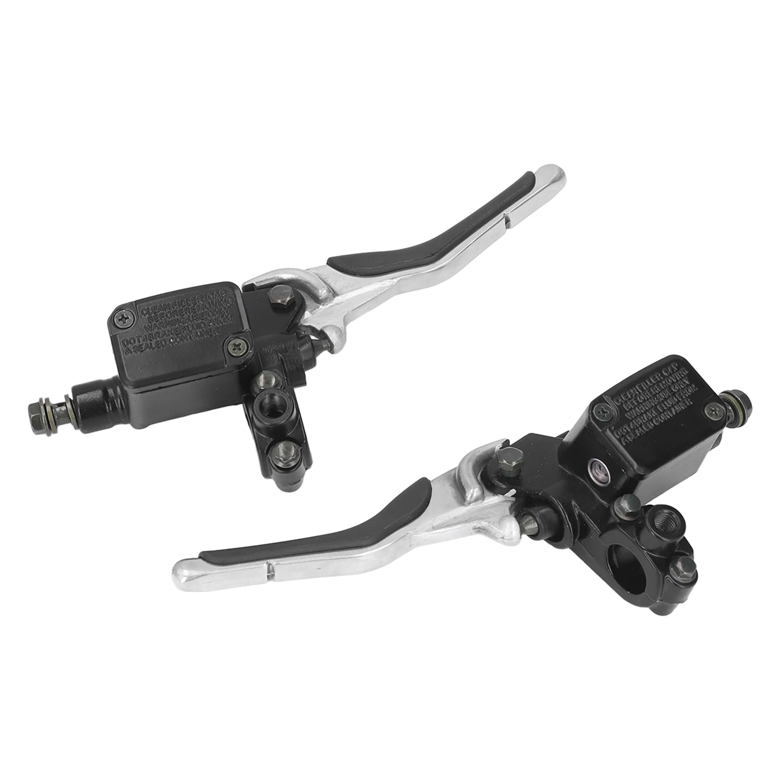 Pair Motorcycle Left Right Brake Handle Lever with Oil Can Aluminum Alloy CNC Replacement for Yamaha YQ50 Aerox 1997‑2013