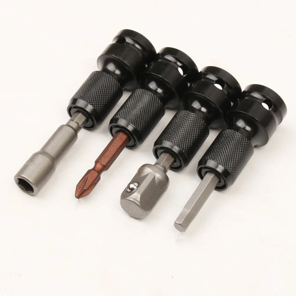 

1PC Telescopic Conversion 1 2 Inch to 1 4 Inch Socket Adapter Drill Chuck Converter Easy Use Ratcheting