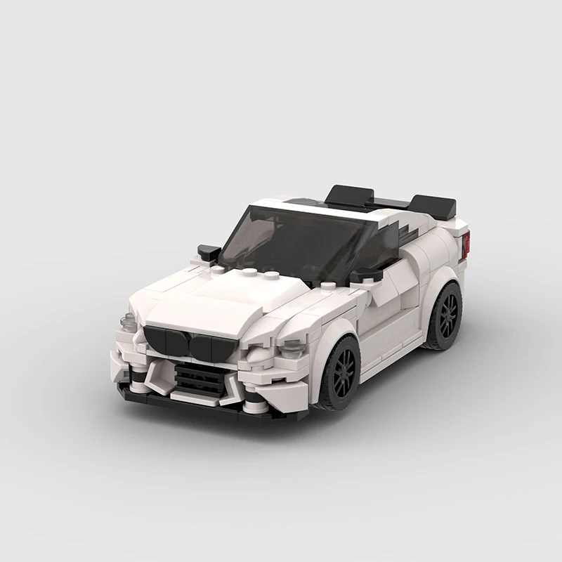 MOC Super Sports Car Building Block Assembly Model Toy, DIY Car Model Assembly, Collectible for Home Decoration, Birthday Gift