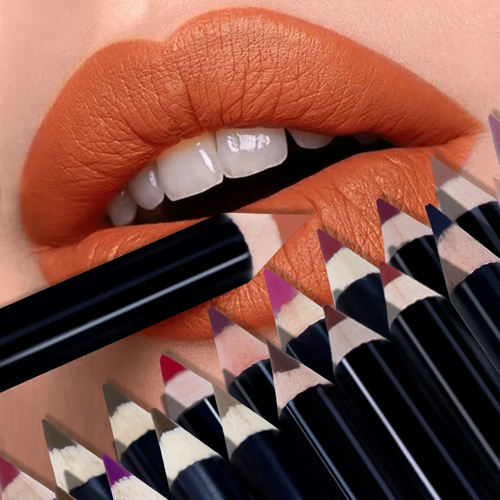 Bivanfe Matte Braun Lip Liner Bleistift Wasserdicht Dauerhafte Make-Up Kosmetik Lipliner Für Lippen