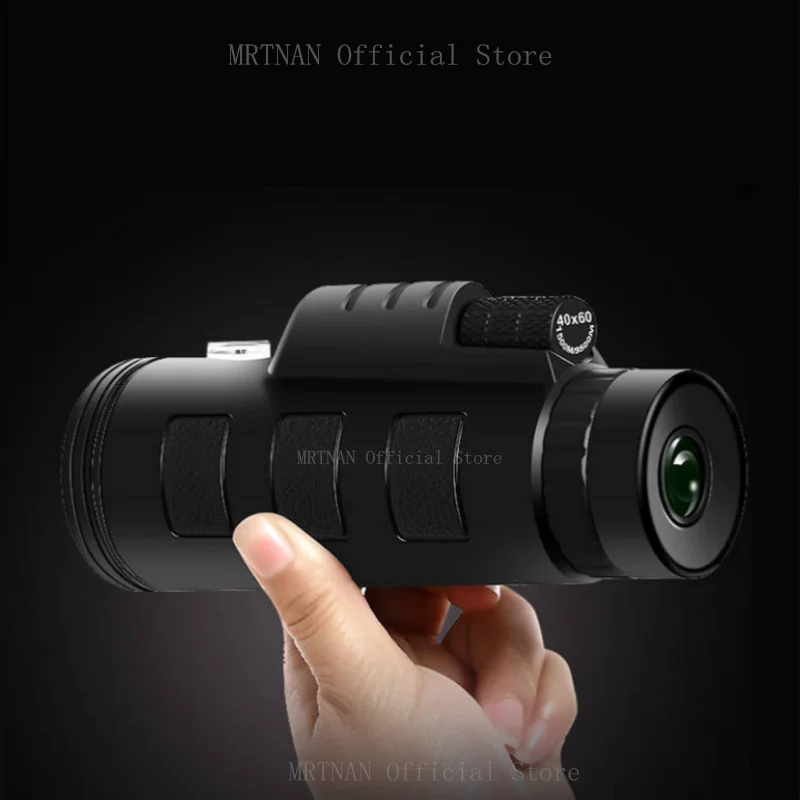 40X60 Zoom HD Powerful Binoculars Long Range Portable Professional Telescope Monocular Low Night Vision for Hunting