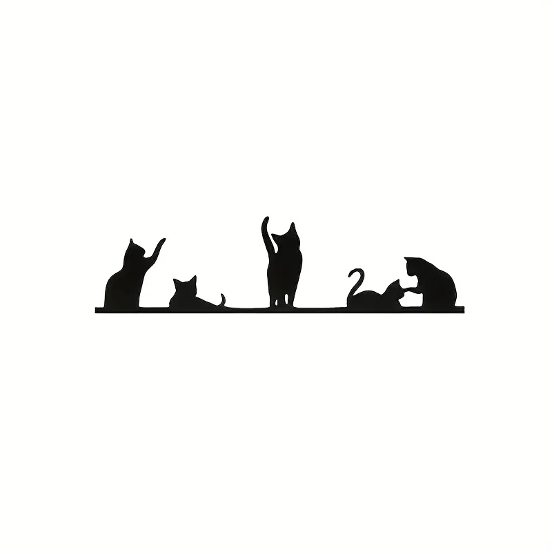 

2PCS/SET Cute Cat Rearview Mirror Sticker, Waterproof Vinyl Decal for Car Mirror, DIY Decor