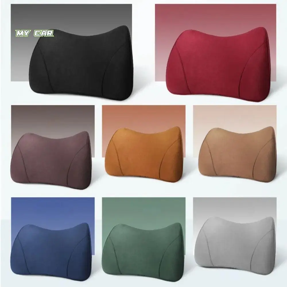 

Memory Cotton Car Seat Booster Breathable Comfortable Lumbar Pillow Warm Soft Waist Support Cushion Car Interior Accessory